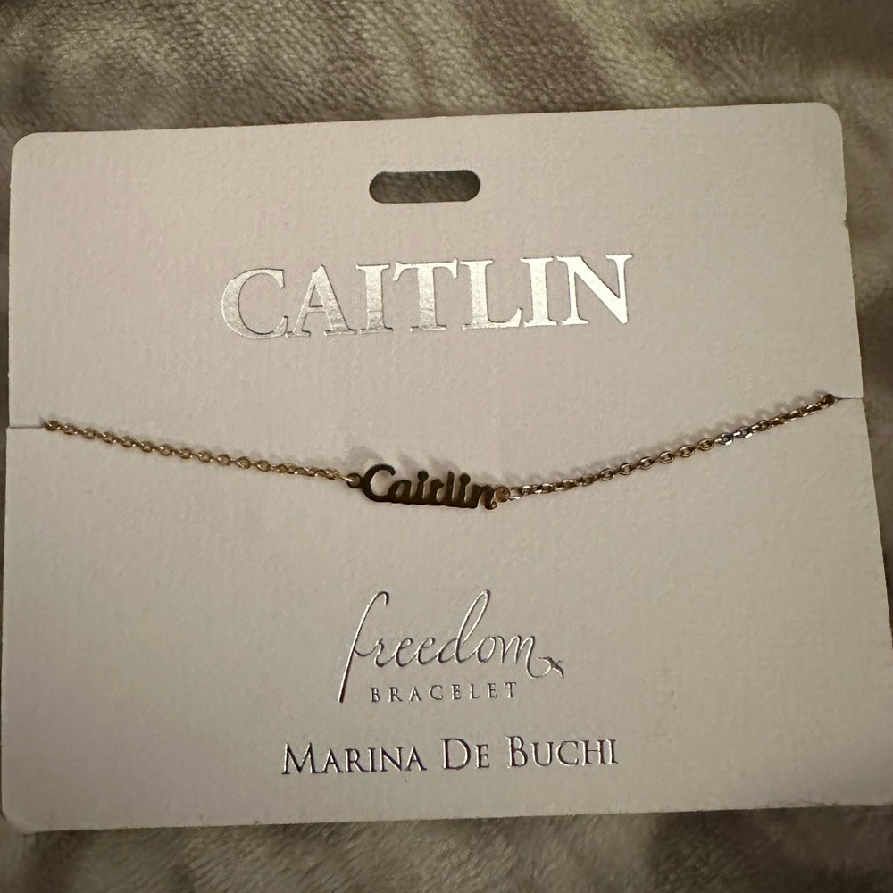 NWT Personalized Bracelet Caitlyn